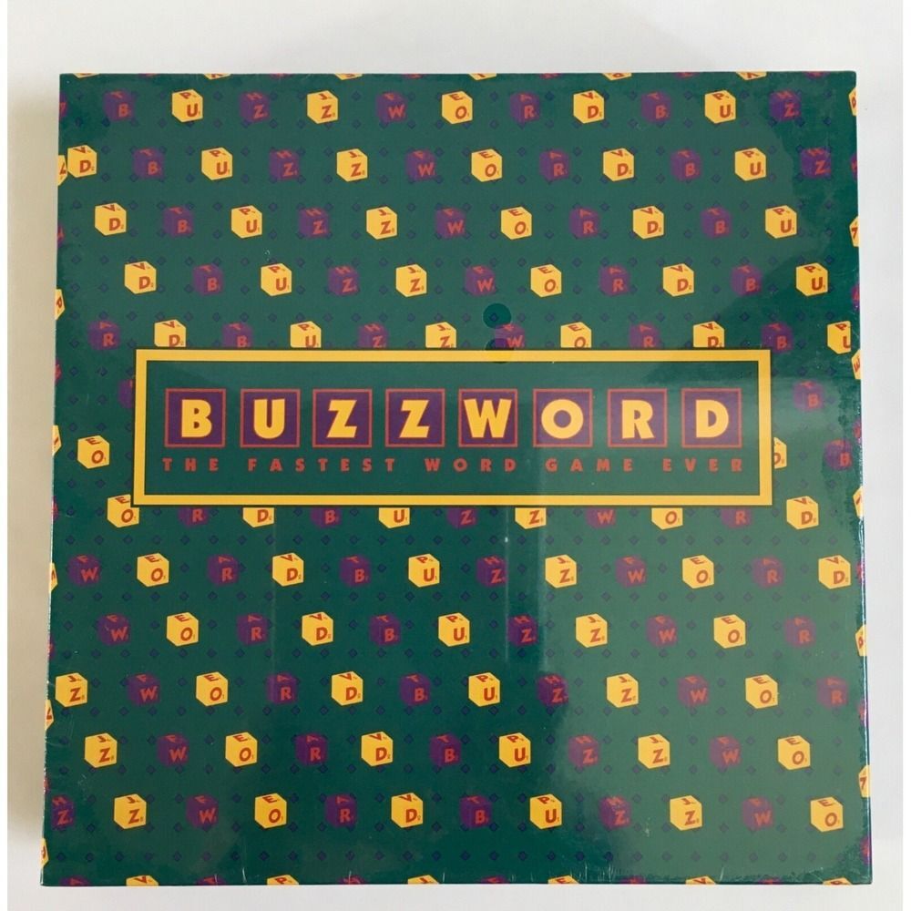 Vintage 1995 BUZZWORD THE FASTEST WORD GAME EVER Board Game NEW